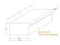 Preview: Zeichnung Blockstufe mit Profil B1 von KORI Handel