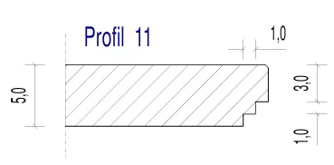 Treppenstufe Trittstufe Sandstein mit Profil 11 by KORI Handel