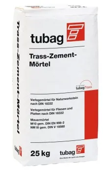 Tubag Trass Zement Mörtel TZM 10 bei Kori Handel