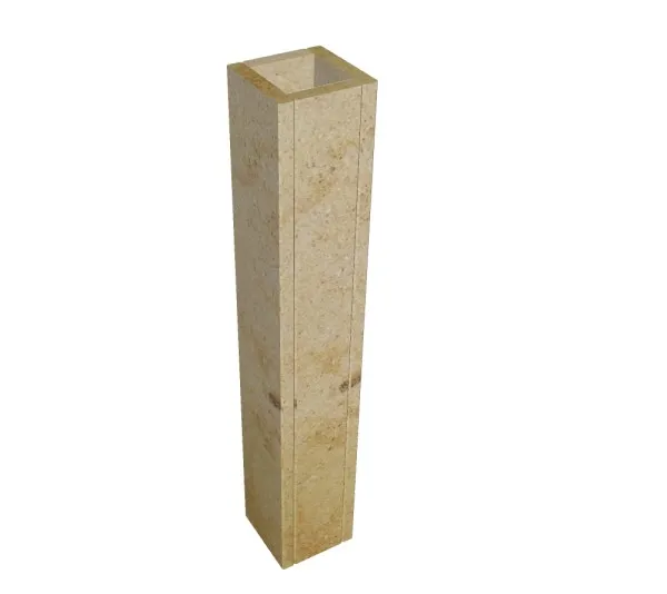 Sandstein-Säule in Segmentbauweise aus Sandsteinplatten von eBaustoffe.shop